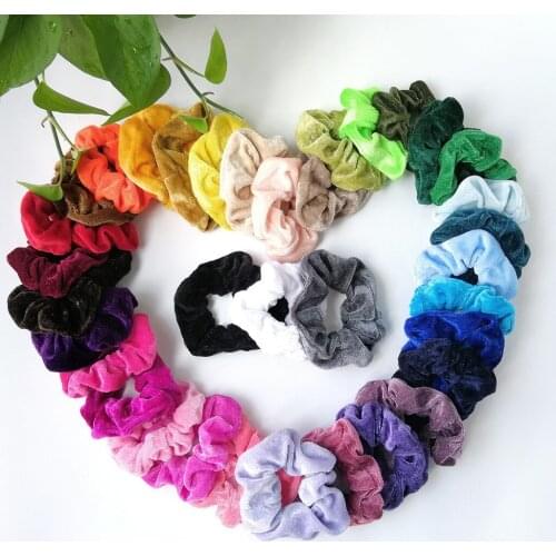 Velvet Crunchy Hair Tie Women Girls Hair Ties Hair Strap Hair Strap Rope Accessories Velvet Haarbanden Hair Accessories