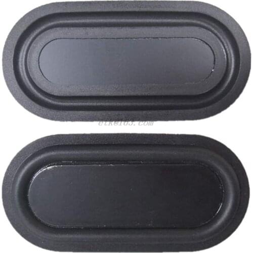 2PCS Oval Shape Bass Diaphragm Rubber DIY Speaker Plate Passive Radiator Auxiliary Bass Vibration Plates 2040-6090