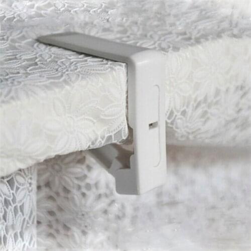 White Colorful Plastic Tablecloth Clips Spring Loaded Table Cover Table Cloth Clip Clamp Holder For Home Party