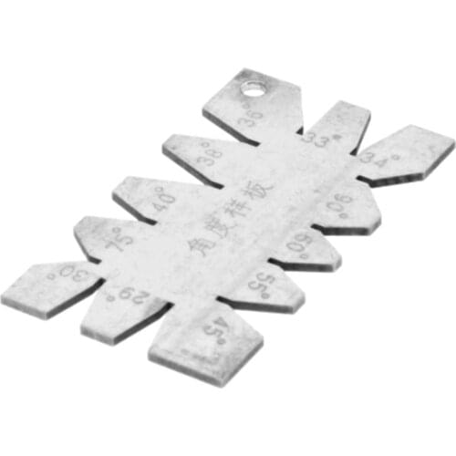 Hot 1pcs NICEYARD High Quality Stainless Steel Machining Threads Screw Cutting Gauge Angles Measure Tool