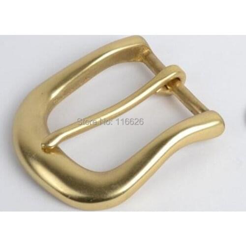 Solid brass women curve design belt pin buckle inner 40x45mm DIY leather craft metal hardware 3pcs/lot