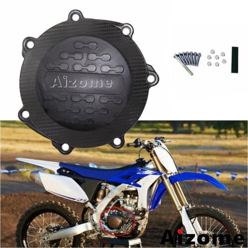 Motocross Engine Clutch Cover Black Plastic Protector Guard For Yamaha YZ250FX WRF250 2015-2017 YZ250F 14-2018 Dirt Bike Enduro
