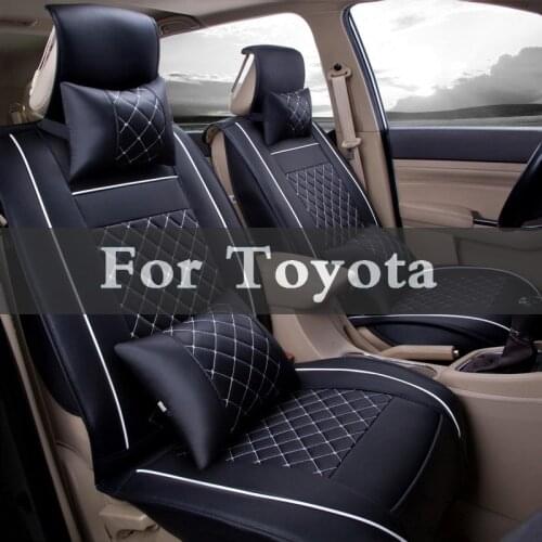 Good Car-Pass Pu Leather Auto Car Seat Covers 5 Color Seat Protector For Toyota 4runner Auris Venza Avalon Allex Aurion Allion
