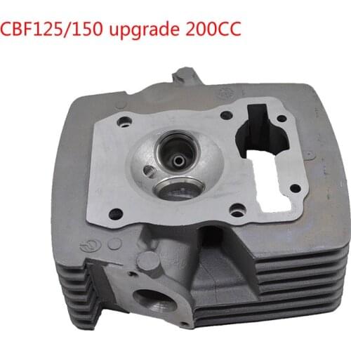 Valve is gift)Motorcycle Modified Cylinder Head for Honda CBF125 CBF150 Big Bore Enlarge of air-intake and combustion chamber