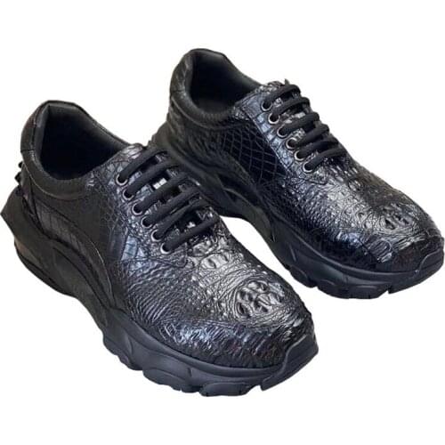 YL0076 Crocodile Quality Luxury Mens Casual Shoes Famous Brands High Quality New Style Fashionable Mens Shoes