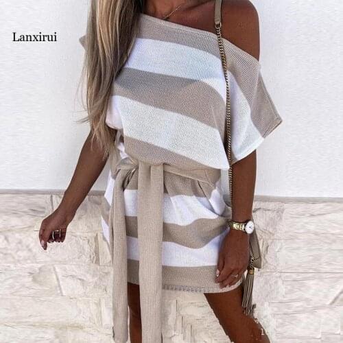 Lanxirui Summer Knitted Dresses