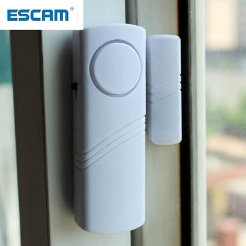 ESCAM Magnetic Wireless Motion Detector Alarm Barrier Sensor for Home Security Door Alarm System
