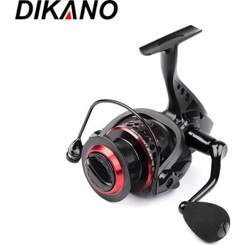 Metal Powerful Fishing Spinning Reels Ultra Smooth Large Capacity Folding Rocker Metal Spool For Saltwater Freshwater Fishing