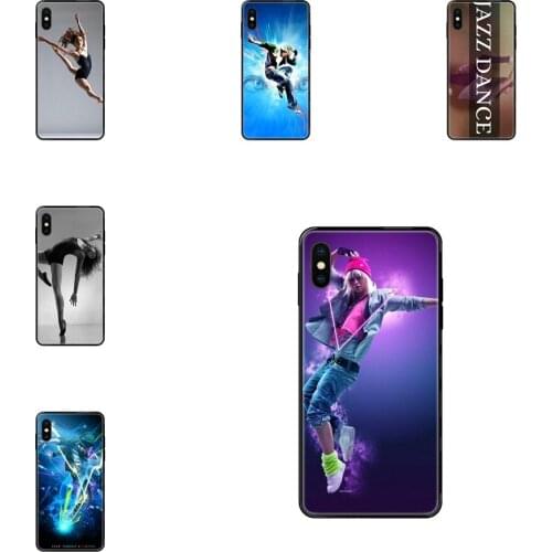 Beautiful Jazz Dance For iPhone 11 12 Pro 5 5S SE 5C 6 6S 7 8 X XR XS Plus Max Black Soft Art Print Cover Case Recently