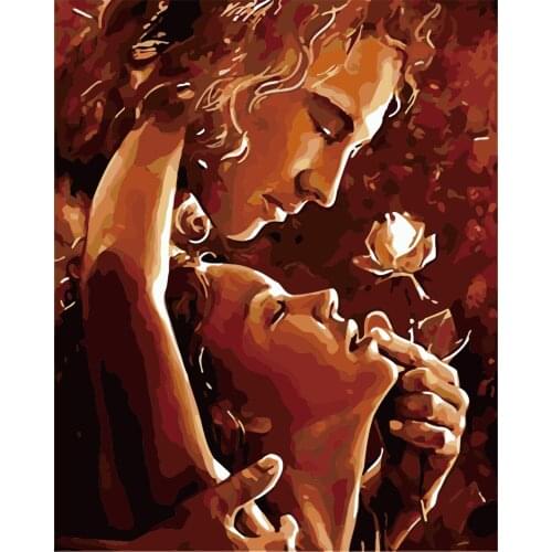 Ophidian True Painting By Numbers Diy Dropshipping 40x50cm Cartoon Child Figure Canvas Wedding Decoration Art Picture Gift