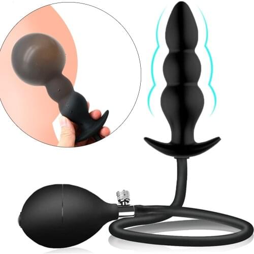 Inflatable Anal Balls Anal Plug Super Big Anus Extender Dilator Sex Toys for Women Man Gay Dildo Pump Prostate Massage Butt Plug