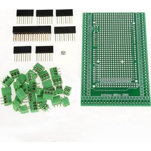 100% Brand New MEGA-2560 R31 Prototype Screw Terminal Block Shield Board Kit For Arduino DIY For Industrial Use PCB Board Kit