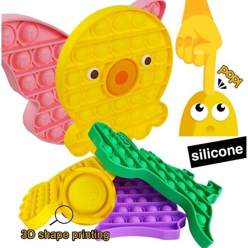 Push Pop Bubble Sensory Toy Antistress Toys Autism Needs Squishy Stress Reliever Toys Adult Child Funny Pop-Its Fidget
