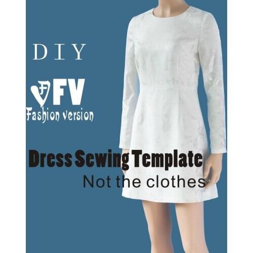 Dresses Sewing Pattern Template Cutting drawing Clothing DIY ((Not selling clothes)) BLQ- 229