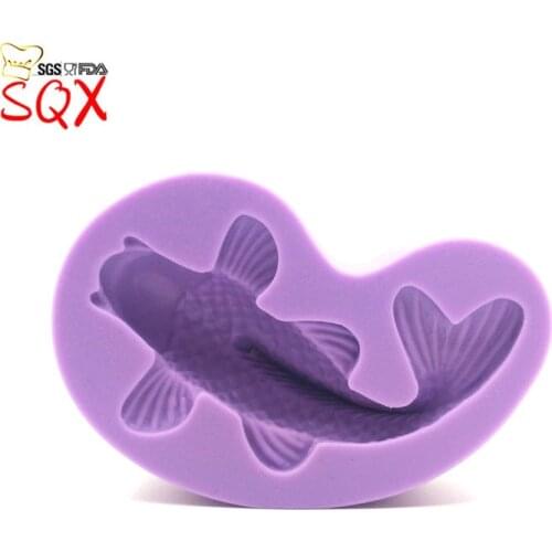 Fish Silicone Mold Fondant Cake Decorating Cake Mold Sugar Craft Mould Kitchen Accessories SQ16140