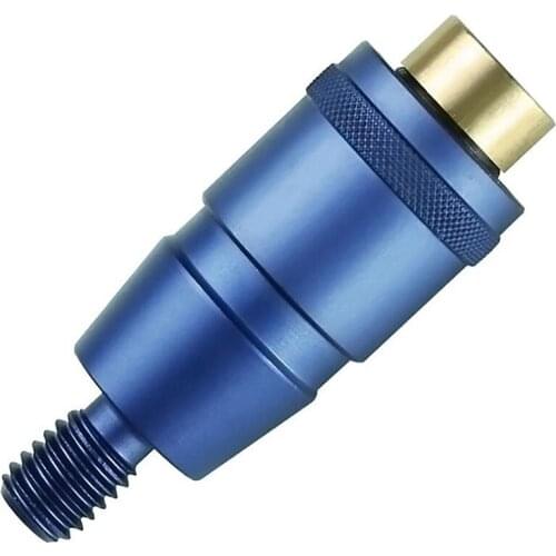 Fishing Rod Pole Connector 8mm Screws Quick Release Net Head Adapter Fishing Landing Harpoon Dip Net Rod Parts