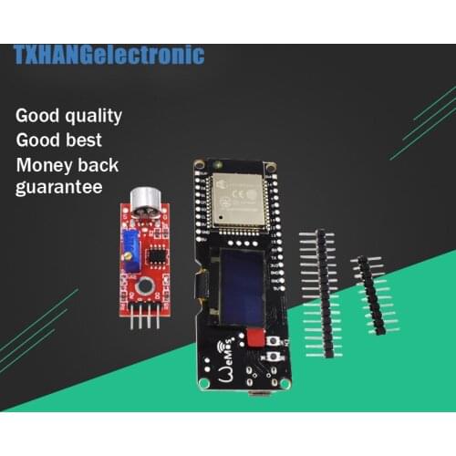 TTGO ESP32 0.96 OLED Music Spectrum Analyzer Kit NEW ESP-32 development board Module