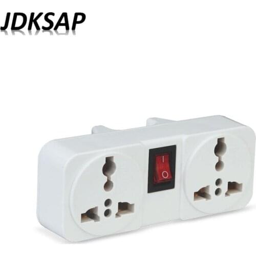 Universal Electric Plug With On/Off Switch International Travel Charger Power Socket Adapter EU/US/UK Universal Adaptor Socket