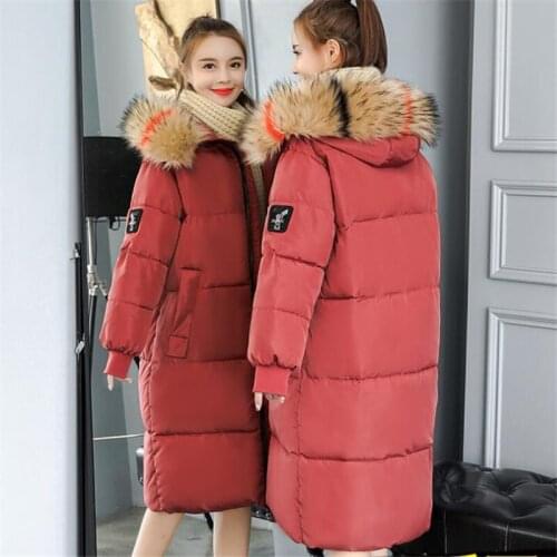 Winter Coats Jacket Women Down Cotton Jackets Long Hooded Thicken Fashion female parka Chaqueta Mujer plus size 7XL Z237