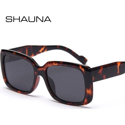 SHAUNA Retro Square TR90 Women Polarized Sunglasses Fashion Clear Candy Colors Trending Men Sun Glasses Shades UV400