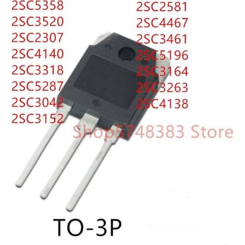 10PCS 2SC5358 2SC3520 2SC2307 2SC4140 2SC3318 2SC5287 2SC3042 2SC3152 2SC2581 2SC4467 2SC3461 2SC5196 2SC3164 2SC3263 2SC4138