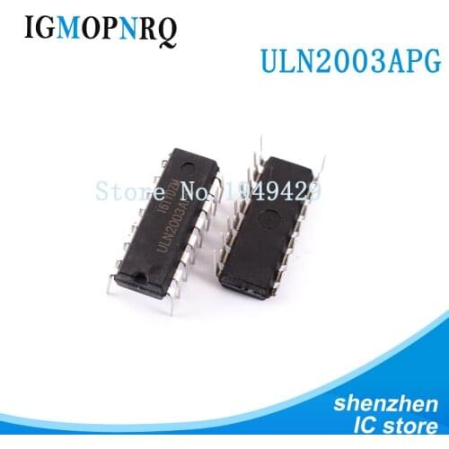 10PCS/lot ULN2003APG DIP16 ULN2003 2003 New fast delivery