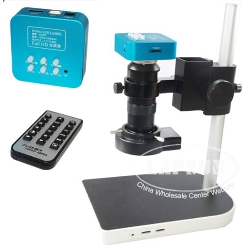 100X 16MP Full HD 1080P @ 60FPS HDMI USB Output Industrial Microscope Camera Lens Support TF Storage Picture Wireless Control