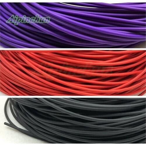 Aipinchun 2 Meters/lot DIY Audio Earphone Cable Repair Replacement Headphone Wire Cord Black/Red/Purple