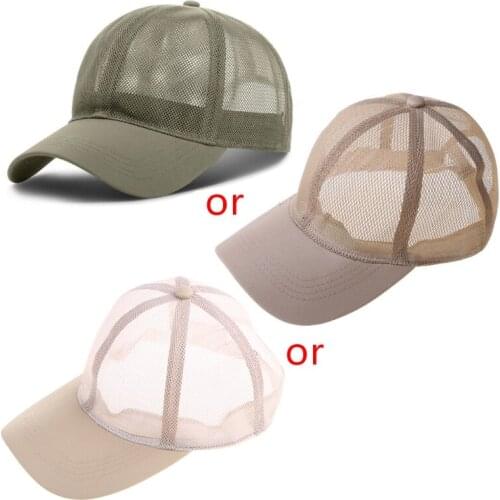 Unisex Full Mesh Baseball Quick Dry Cooling Sunscreen Sports Snapback Hat