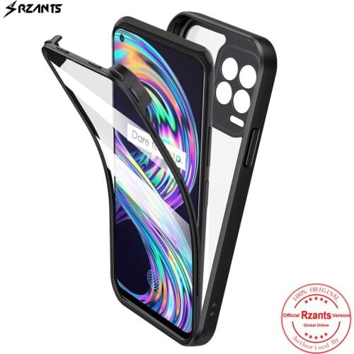 Rzants For OPPO Realme 8 Realme 8 Pro Case [360 Full Body] Bettle Clear Cover WITHOUT Built in Screen Protector Shocproof Casing