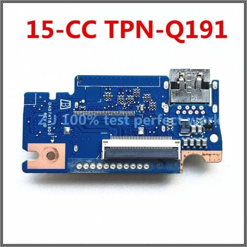 For HP Pavilion 15-CC TPN-Q191Laptop USB Reader Board Speaker DAG74TB18D0 3BG74SATP00 2907Q3 100% Tested Fast Ship