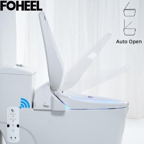 FOHEEL Auto Open Cover electronic bidet cover clean dry seat heating wc intelligent toilet seat cover smart toilet seat cover