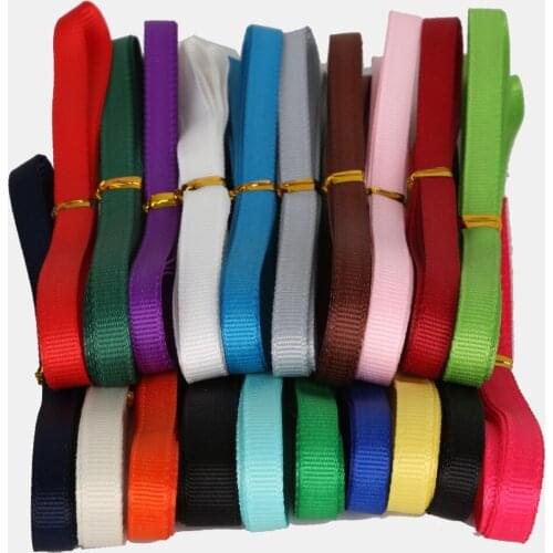 100Yards 7mm Colorful Webbing Ribbon for Sewing Wedding Party Christmas DIY Homemade Clothing Gift Decoration Accessories