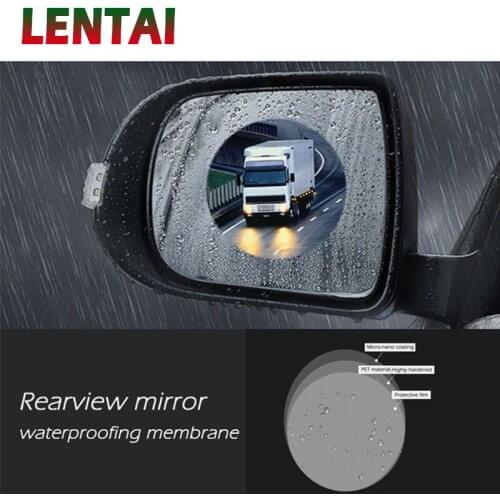 LENTAI 1Set Car Rearview Mirror Anti-Fog Waterproof Rainproof Film For Honda Civic Accord Fit Subaru Impreza Forester XV Nissan