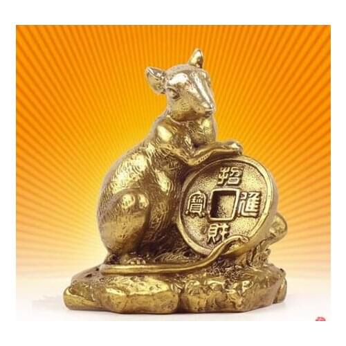WBY 808+++copper mouse Decoration Crafts HomE