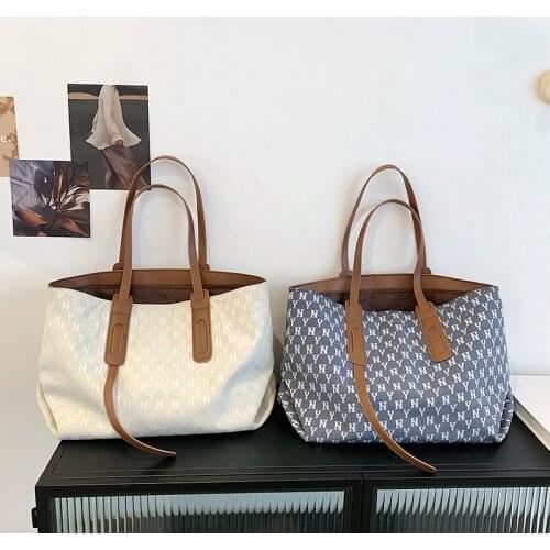 New high-capacity fashion tote bag One-shoulder stiletto handbag Womens one-shoulder bag