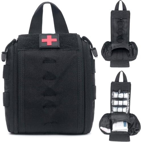 Molle Tactical First Aid Kit Utility Medical Accessory Bag Waist Pack Survival Nylon Pouch Outdoor Survival Hunting Medic Bag