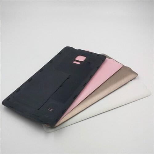 Original For Samsung Galaxy Note 4 Back Cover Case Note4 N9100 Battery Rear Door Replacement Parts