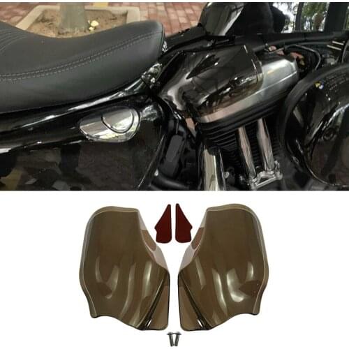 Motorcycle Reflective Saddle Shields Air Heat Deflector for Sportster Iron 883 1200 Forty Eight XL1200 2014-2019