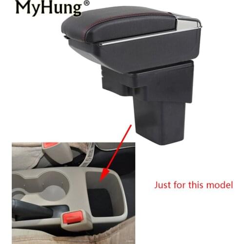 Armrest box For Hyundai Solaris Verna Grand Avega Central Console Armrest Car box with cup holder With Rise and Down Function