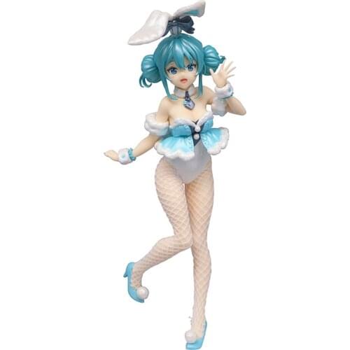 Pre-Sale Hatsune Bunny Girl Heterochromatic Version Anime Figure Toys Gift Desktop Ornaments Collectible Model Toys Miku