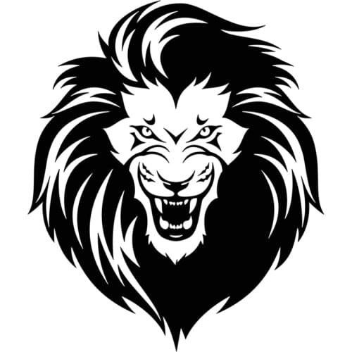 RuleMylife Angry Lion King car stickers decal anime cute car accessories decoration pegatinas para coche