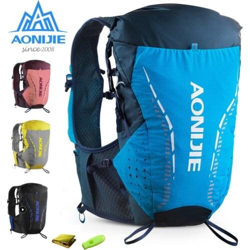 AONIJIE C9104 8L Trink Rucksack Pack Tasche Weiche Wasser Blasiert Glaskolben Wandern Trail Running Marathon Rennen Single Packs
