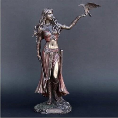 The Greek Goddess Plouto Lucky Fortune Statue Home Angel Figurine Resin Art Sculpture Decor Office Desktop Portrait Ornaments