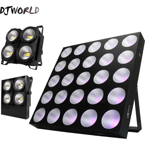 LED 25x30W RGBW Blinder Matrix COB Lighting Dmx Controll Stage Background Lights For Music DJ Disco Theater Show Light