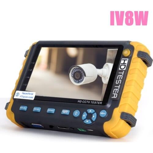 Upgraded HD CCTV Tester IV8W IV7W 5MP 4MP AHD TVI CVI CVBS Analog Security Camera Tester Monitor with PTZ UTP cable test