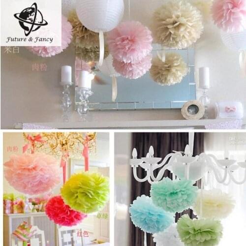 XXL 50CM 20 Inches Tissue Paper Pom Poms Flower Balls Wedding Decoration Party