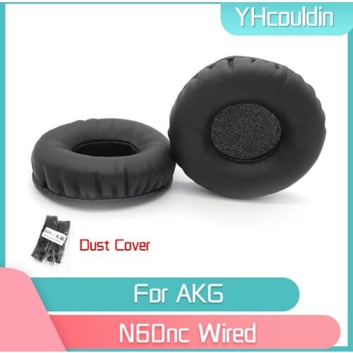 YHcouldin Earpads For AKG N60nc Wired Headphone Accessaries Replacement Wrinkled Leather