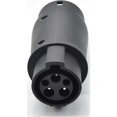 Electric Cars Vehicle Charger Charging Connector Adapter IEC 62196 to SAE J1772 Withstand Voltage 2000V