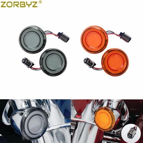ZORBYZ Motorcycle 1157 LED Front Turn Signal Conversions For Harley Sportster XL 2002-2021